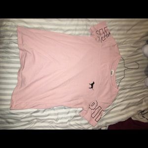 Short sleeved blush pink tee